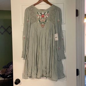Free People mint dress